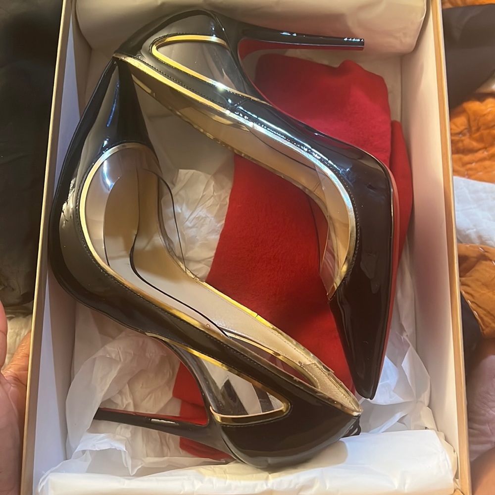 Christian Louboutin Cosmo 100m with Box, Dust bags size 36.5 never worn
